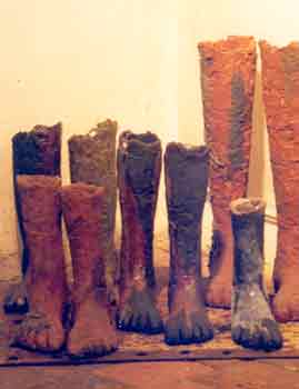 Colette BIQUAND: LES PIEDS SUR TERRE